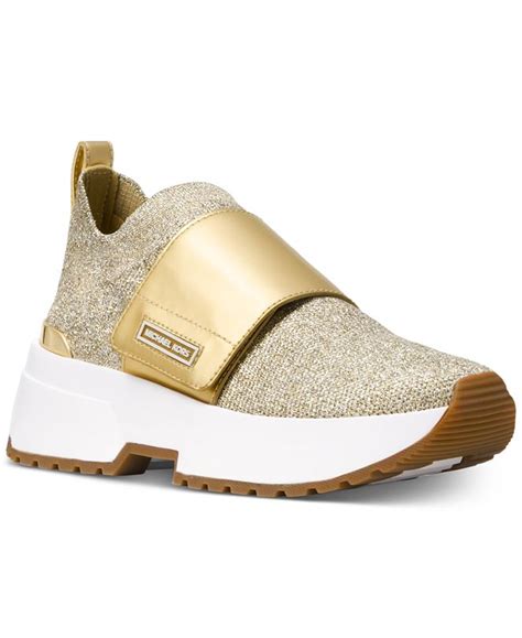 michael kors sneakers cosmo trainer|Michael Kors knit sneakers.